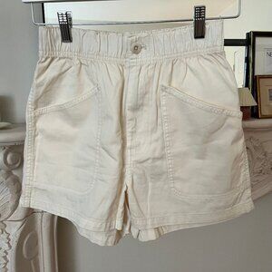 Madewell Women's Boxer Shorts White size 23